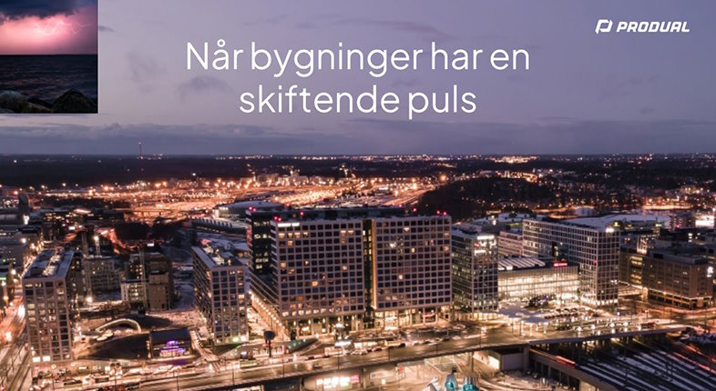 Når bygningen har en skiftende puls