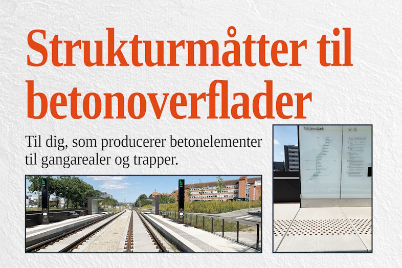 Strukturmåtter til betonoverflader er dit effektive våben mod spildtid og ressourceforbrug