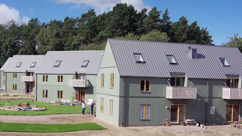 Flerfamiliehuse i Baskemölla, Skåne