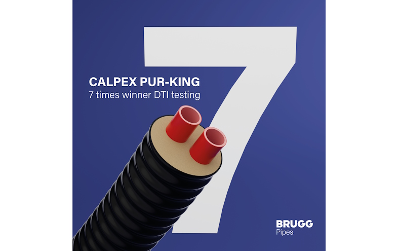 CALPEX PUR-KING fra BRUGG Pipes igen vinder af DTI-test