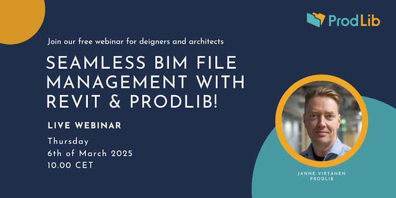 Revit-arbejdsflow med ProdLibs kraftfulde BIM-bibliotek