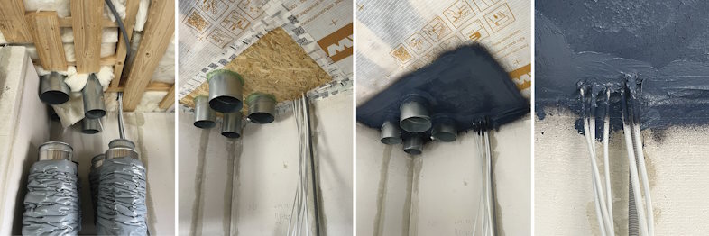 Flydende, sprøjtebar dampspærre