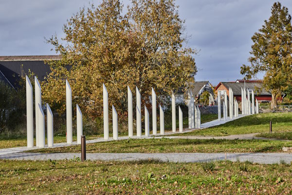 Beton markerer fortidens forsvarsværk