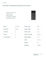 Bica Model 721 Affaldssortering 2x50 liter