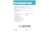 Eco Concrete Cure datablad