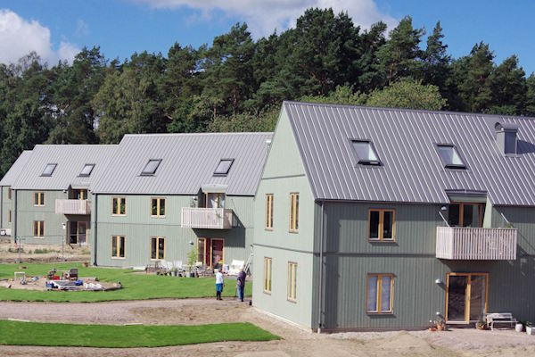 Flerfamiliehuse i Baskemölla, Skåne