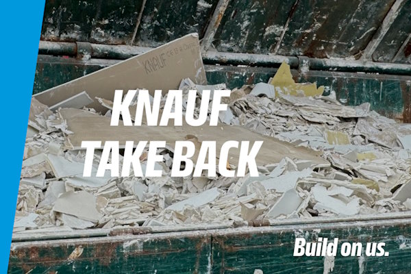 Knauf Take Back: Aflevér dit gipsaffald til genanvendelse