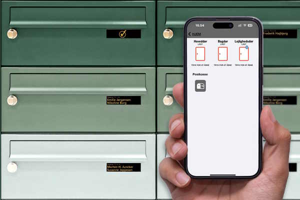 Nyhed: Åbning af EP digital postkasser med smart beboer-app