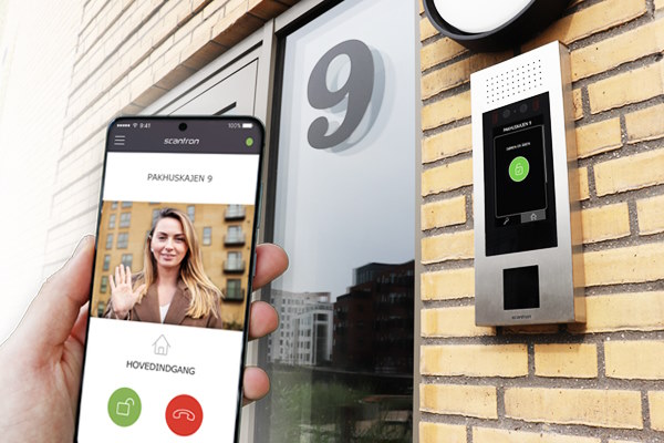 Pakhuskajen: Digitalt adgangssystem med touch-dørstationer og app