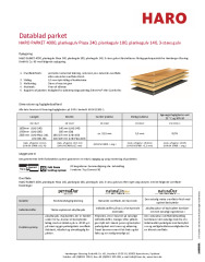 tekniskdatablad serie 4000 3-stavs Parket